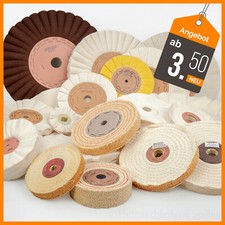 Ø 100-468 mm Polierscheiben Baumwoll Schwabb...