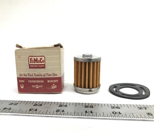 NOS 1955-1964 Ford Truck Fuel Filter with Gasket C3TZ-9365-A - Foto 1 di 6