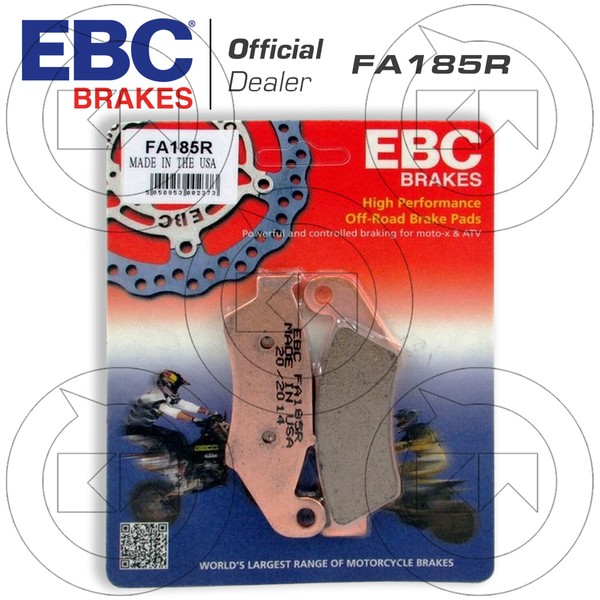 BremsbelÄGe Vorder EBC Sinter FA185R Kawasaki KX 500 1996-2004-image