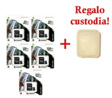 KINGSTON MICROSD MEMORY CARD 32 - 64 - 128 - 256-512GB CLASS 10 GIFT CASE