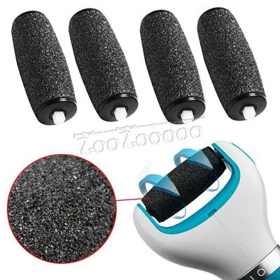 4x Scholls Express Pedi Extra Hard Skin Removers Coarse Replacement Roller Head