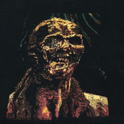Zombie XL T-shirt Halloween Horror Movie Creepy Scary Slasher Walking Dead Crypt
