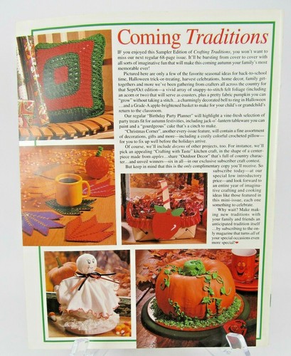 Crafting Traditions Magazine 1997 Special Sampler Edition No 9 Yearly Back Issue - Picture 2 of 3