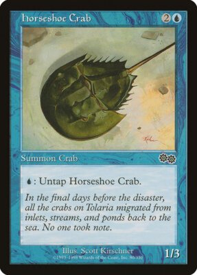 MTG Magic the Gathering Horseshoe Crab (80/356) Urza's Saga LP