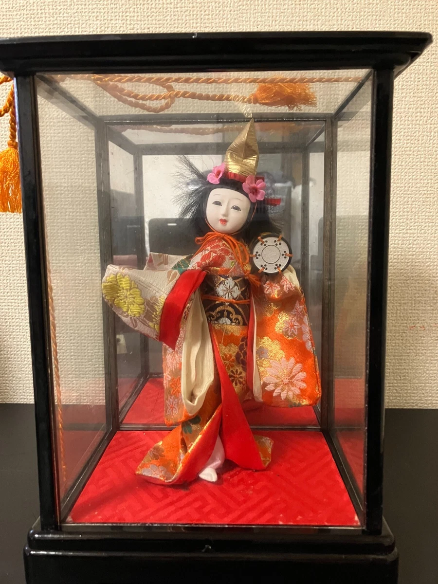 Japanese doll display hotsell case for sale