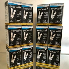 Embrace Blood Glucose Test Strips 600 CT.  Exp 10/2026  Free Shipping  