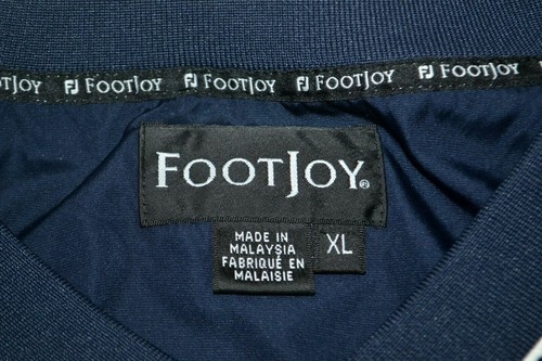 Chaqueta cortavientos suéter de poliéster manga corta FOOTJOY para hombre TALLA XL azul marino - Imagen 6 de 6