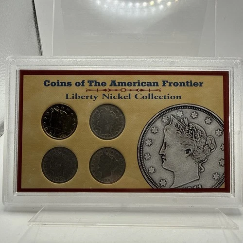 Coins Of The American Frontier Liberty Nickel Collection 1911 Gold Plate 1901-07