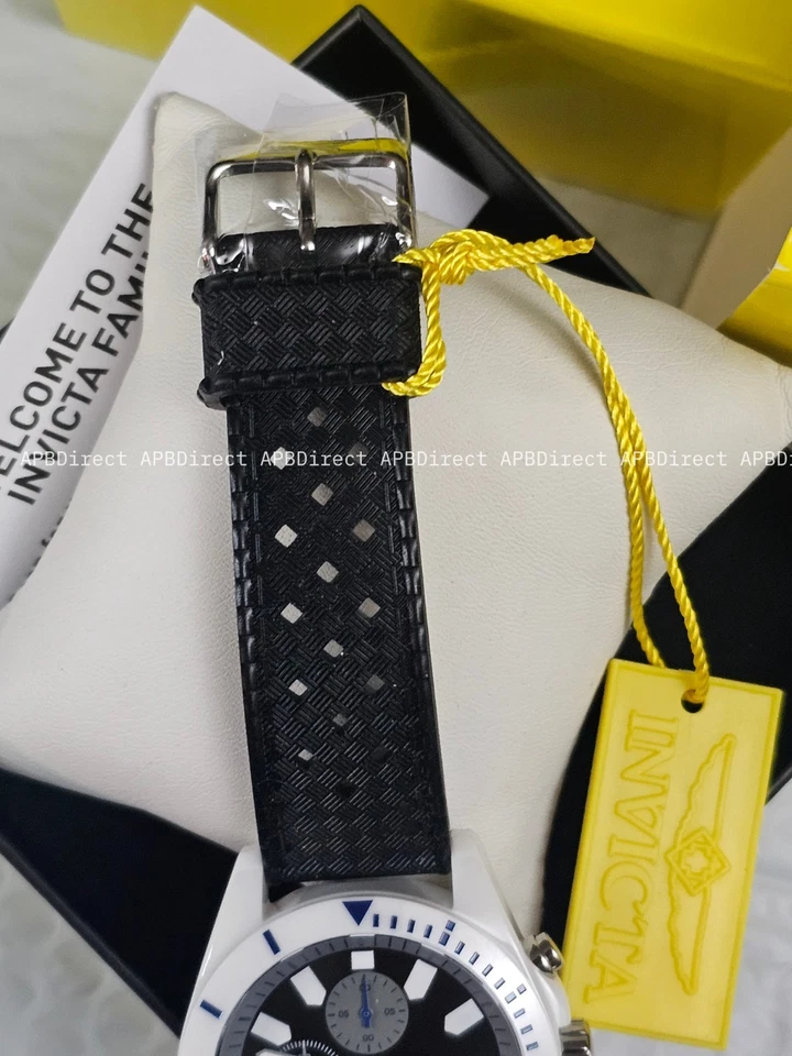 Invicta - Reloj Hombre CERÁMICA Caja Blanca / Correa y Esfera Negra Cronógrafo 1/10  Foto 4 de 4