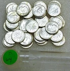 1964 D Roosevelt Silver Dime Original Gem BU UNPICKED roll Frosty 50 coins D224B