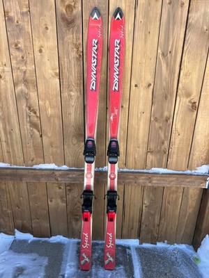 Alpine Downhill Snow Ski DYNASTAR SPEED 63'' Long Skis 160 cm W/ Bindings