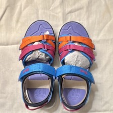 Teva K Tirra Strappy Kids Sandal Multicolor Adjustable Hook Loop Size 11