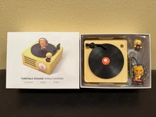 Kakao Friends Turntable Bluetooth Speaker Ryan & Choonsik Aux Input / Micro SD