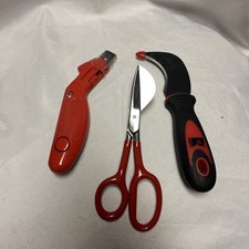 Roberts Linoleum Knife Duckbill Shear Carpet Knife Flooring Tool Lot