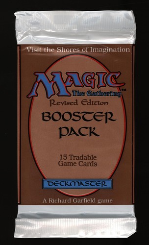 Magic MTG 3rd Edition Revised Booster Pack Sealed Unsearched Retailer Sticker