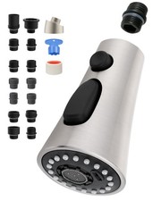 Kitchen Faucet Head Replacement with 15 Adapter Kit Compatible with American ...