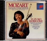 Mozart: Violinkonzerte Nr. 3 K216 Und Nr. 4 K218 / Yuzuko Horigome, Sandor Veg