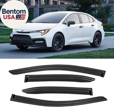 Window Visor for 2019-2025 Toyota Corolla Sedan, Out-Channel Rain Guards Shields