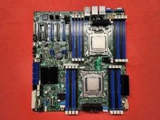 Intel E99552-510 Server System Board/Motherboard w/ 2x Xeon E5-2630 CPUs (SR0KV)