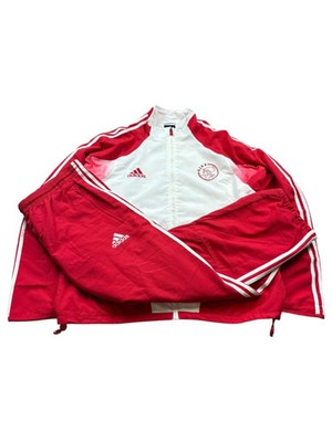 Adidas Ajax Amsterdam Vintage Tracksuit   Rot/Weiß