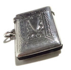 VINTAGE STERLING SILVER MATCH SAFE VESTA CASE 428X304X101MM 187G COLLECTABLE