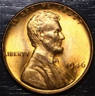 1946 D Lincoln Wheat Penny BU 1c US Coin Denver Mint