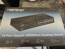 Conmutador de red no administrado TRENDnet TEG-S16Dg 16 puertos Gigabit GREENnet - Nuevo