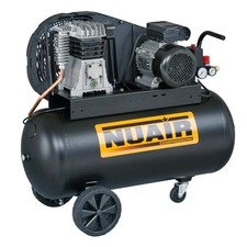 Compressore aria a cinghia 100 lt NUAIR B2800/100 CM2 2HP 330l/min 230V