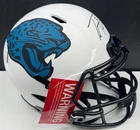 TRAVIS ETIENNE SIGNED AUTO FULL SIZE AUTHENTIC JACKSONVILLE JAGUARS HELMET BAS