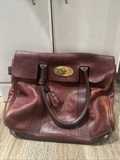 Mulberry Bayswater Large Handbag - OxBlood Red Leather 