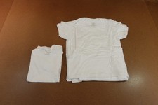 Fruit of the Loom Boys Small 6-8 White Cotton Short Sleeve Tees 7 Pack New