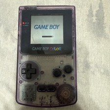 Nintendo Game Boy Color Handheld System - Atomic Purple Tested Works