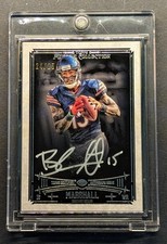 BRANDON MARSHALL Auto 2014 Topps Museum Collection Silver Frame SP /25