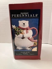 New Vintage Pfaltzgraff Perennials Snow Bear Teapot For One