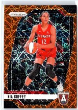2024 Panini Prizm WNBA #71 Nia Coffey Orange Velocity Prizms