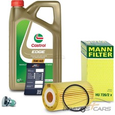 MANN ÖLFILTER+5L CASTROL EDGE 5W-40 FÜR FORD GALAXY WGR 1.9 BJ 00-06
