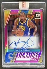 2017-18 Panini Donruss Optic Kevin Durant Signature Series Pink Auto #/25