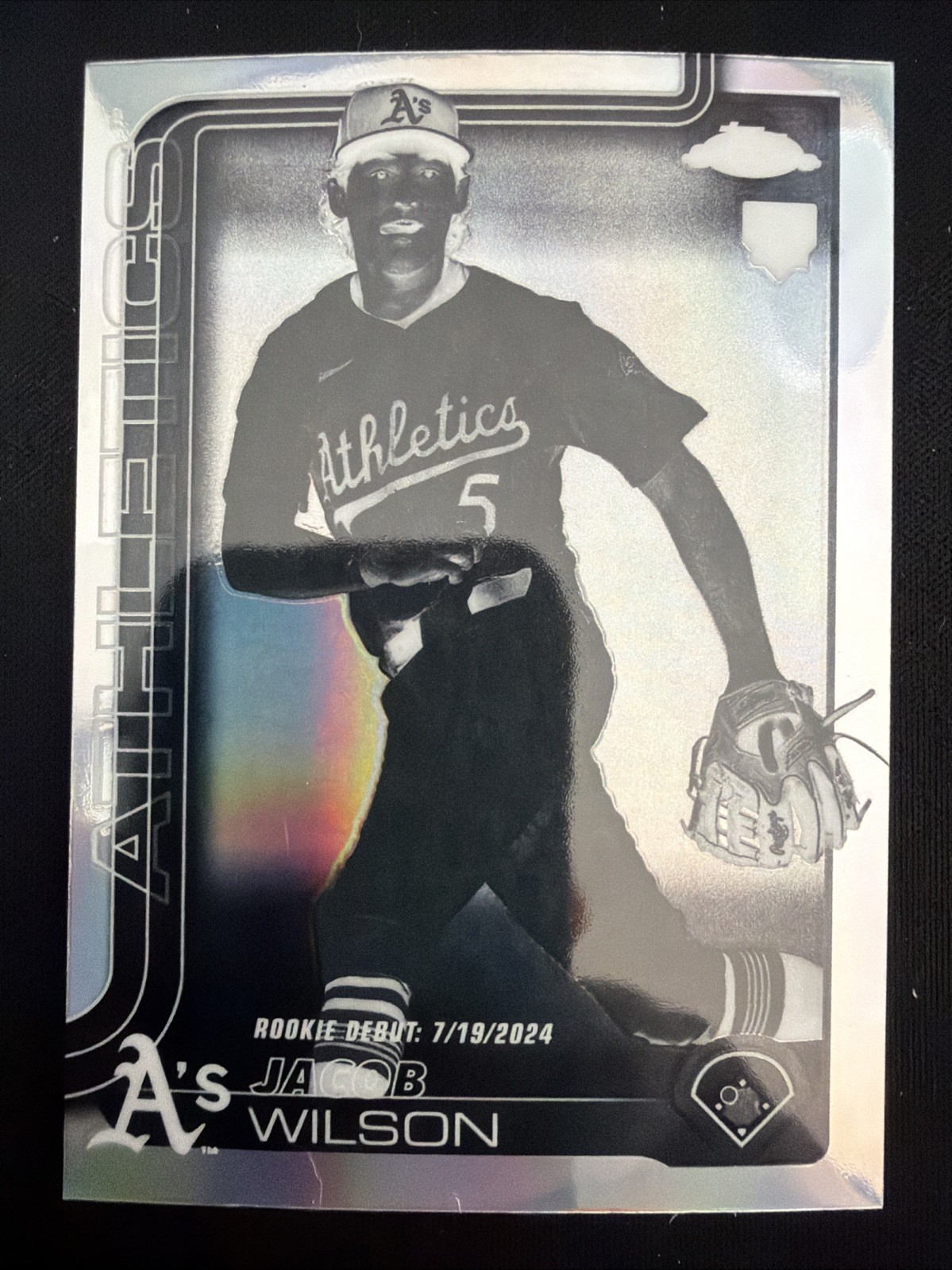 2025 Topps Chrome Update - Jacob Wilson - Negative Refractor (Rookie Debut)