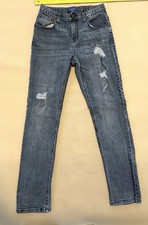 Arizona Medium Wash Distressed Slim Fit Jeans Boys Size 16