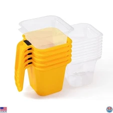 Voomey 15-Piece Paint Bucket Set - 16 oz. Capacity, Includes Cup & Pail Liner