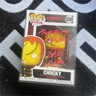Funko Pop! Movies Chucky #1249 Autographed Vinyl Figure Seed of Chucky