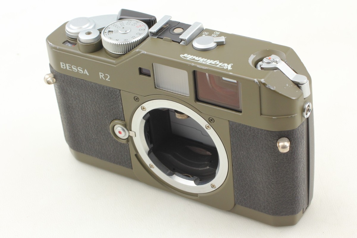 Exc+5 ] Voigtlander BESSA R2 Olive 35mm Rengefinder RF Film
