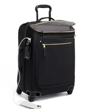 TUMI Voyageur Leger Continental Carry-On Luggage, Black