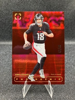 2024 Panini Photogenic - #105 Kirk Cousins - Red /49