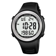 Mens Pedometer Watch for Walking Step Counter Watch No Charging, No App Conne...
