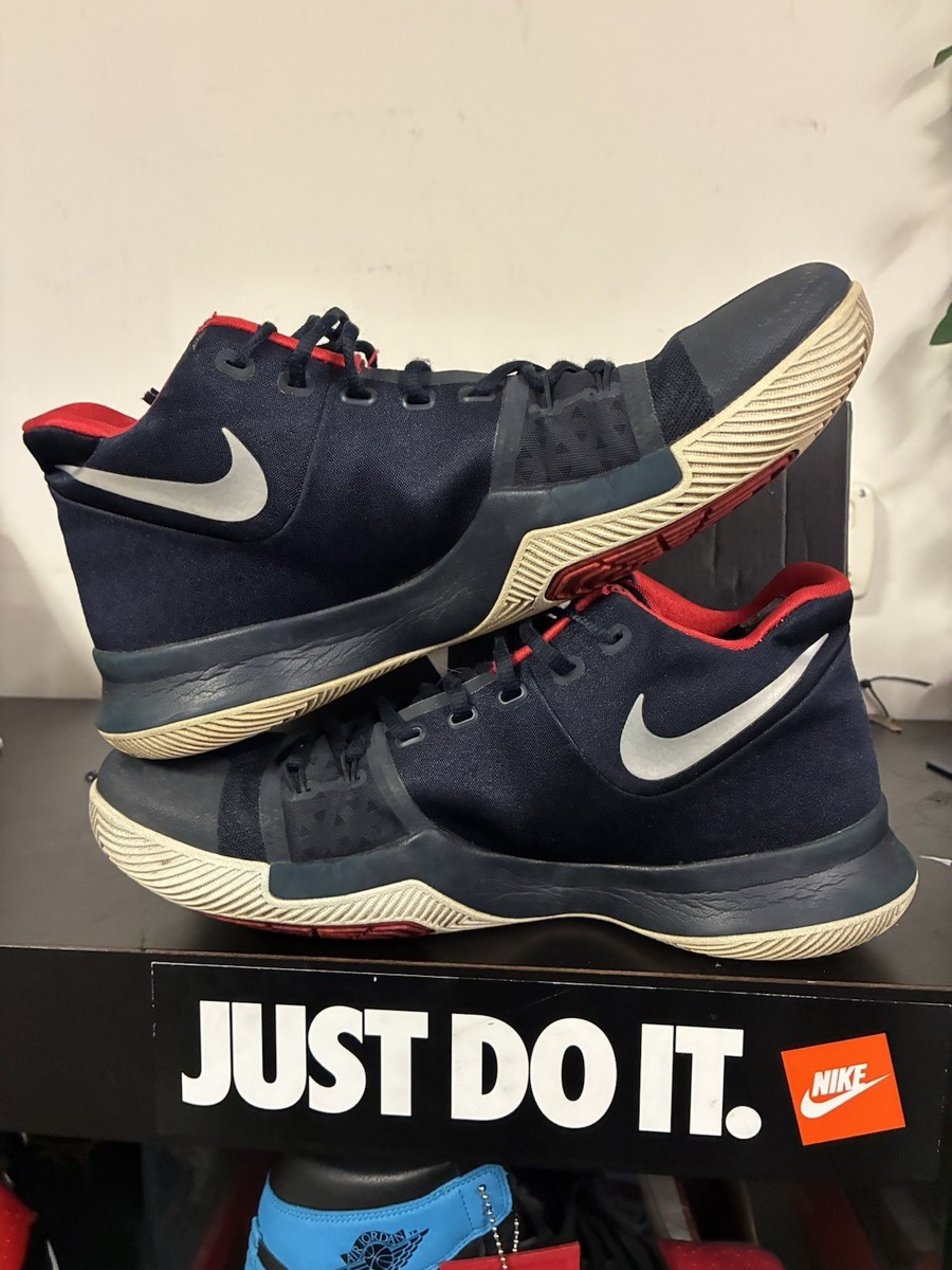 Nike Kyrie 3 Samurai Red Black Men's Size 13 Sneakers 852395-900