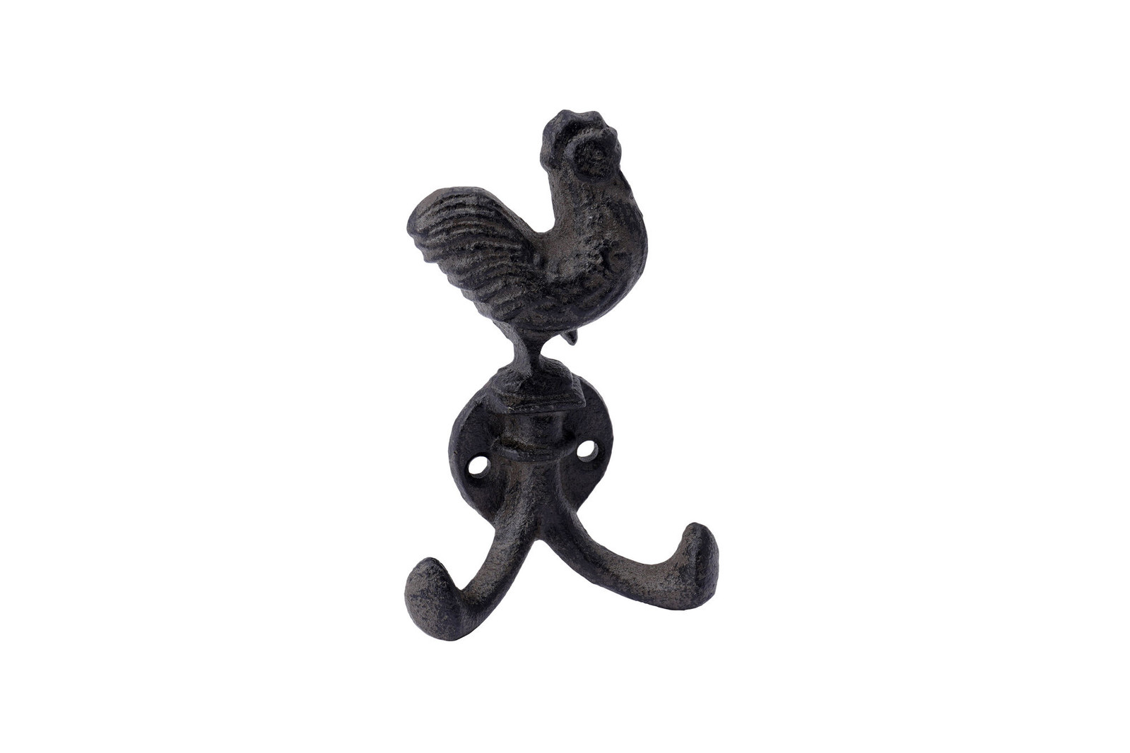 Cast Iron Cockeral Double Wall Hook