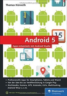 Android 5: Apps entwickeln mit Android Studio von K... | Buch | Zustand sehr gut