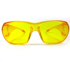 Yellow Lens Sunglasses Protective Cover for Sports UV400 Eyewear Suitable for