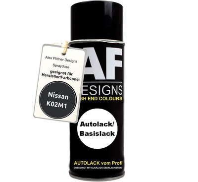 Für Nissan K02M1 Black Spraydose Basislack Sprühdose 400ml